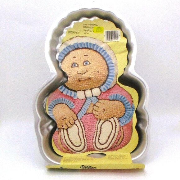 1985 Wilton Cabbage Patch Kids Preemie Cake Pan Aluminum Mold For Baking - Picture 1 of 5